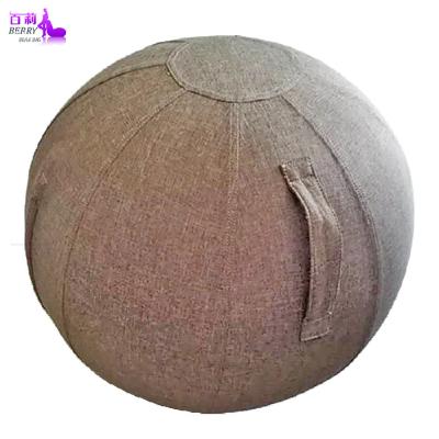 China Yoga Exercises Memory Foam Exercise Yoga Massage Ball 55cm Soft Balance Fitness Yoga Ball for sale