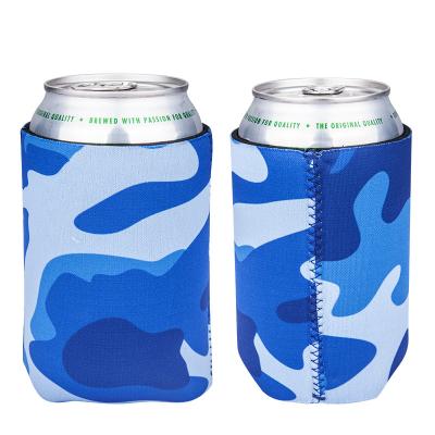 China Waterproof Slim Box Cooler Sleeves 330ml Neoprene Beer Can Coozies Insulation Custom Printing Box Stubby Holder for sale