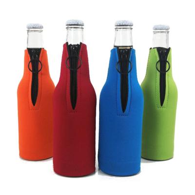 China Beer Bottle Waterproof Waterproof Neoprene Insulated Sleeve Beer Cooler Rack for sale