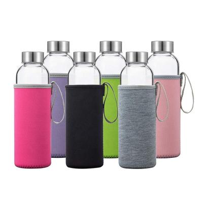 China Fashion Waterproof Folding Cover Water Neoprene Bottle Sleeve Holder for sale