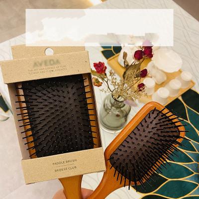 China Waterproof Air Cushion Comb Beech Airbag Comb Ribs Hairstyle Scalp Massage Comb for sale