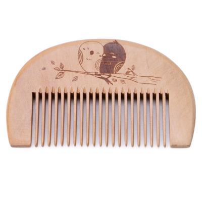 China Salon Beard Comb Mahogany Custom Logo Small Bangs Comb Pocket Comb for sale