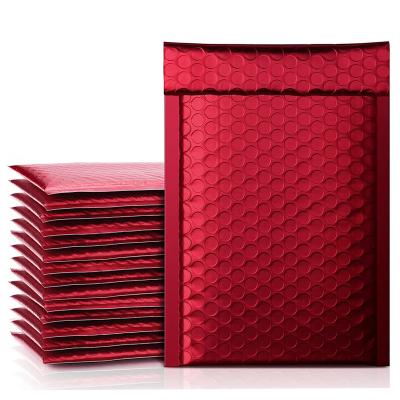 China jewelry & Watch & Eyewear Personalize Customized Printed Red Green Purple Silver Bubble Mailer Bags Padded Bubble Mailer Mailer Wraps Mailing Bags for sale