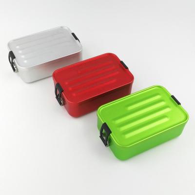 China Sustainable Food Grade Increasing Lunch Boxes Bento Aluminum Tiffin Lunch Box Bento Lunch Box Outdoor for sale