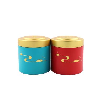 China Recycled materials around metal storage tin can can tin jar for candle candy tea cookie gift food chewing gum for sale