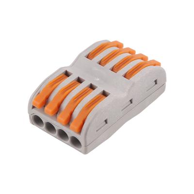 China Power Safe And Reliable Electrical Cable Connector Compact Quick Splice Terminal Block for sale