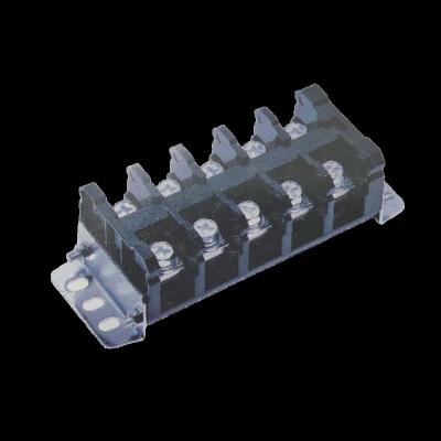 China Terminal Block M6 19mm 600V 80A 2 3 4 5 P Position Terminal Block Copper High Current for sale