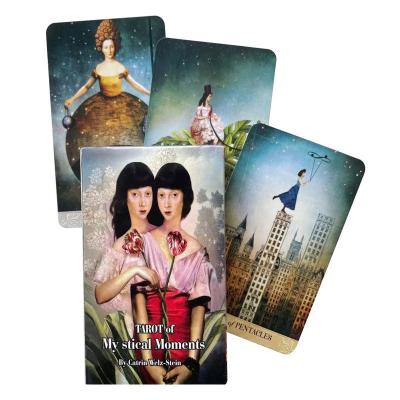 China Mystical Moments Tarot Cards Deck Guide Card Deck Tarot Paper Deck With New Occult Pdf Beginner Divination Oracle Party Deck for sale