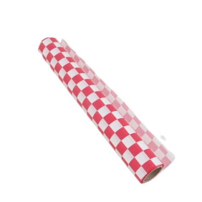 China Custom Pattern Greaseproof Printed High Quality Twisting Wax Candy Wrapping Paper for sale