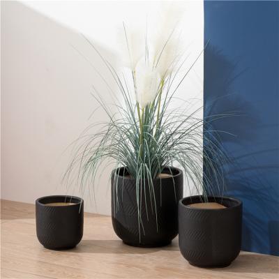 China Beautiful Style Large Floor Flower Pots Sale Nordic Home Decoration Indoor Plants Ceramic Pot Good For Hotel for sale