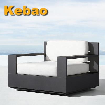 China Modern Outdoor Single Seat Sofa Set Garden Furniture Sofa For Balcony for sale