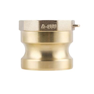 China Oil Free Sample A Type Quick Connect Camlock Female Thread Common Male Brass for sale