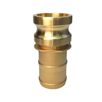 China Brass Industry Type E Quick Connect Adapter Hose End Cam Lock Hose Fittings CamLock Types Spline Couplings for sale