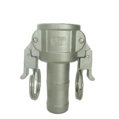 China Machinery Type C Female Cam And Spline Coupler With Self Locking Lugs for sale