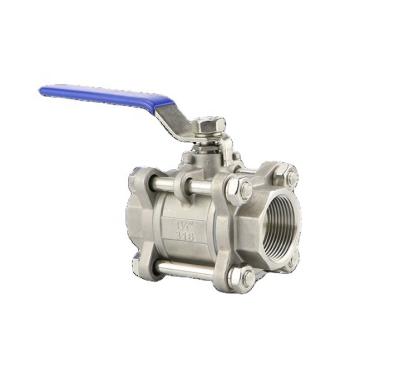 China General Tello Price Stainless Steel Flange 304 ss316l dn40 4 Inch 1 Inch Ball Valve 3pc for sale