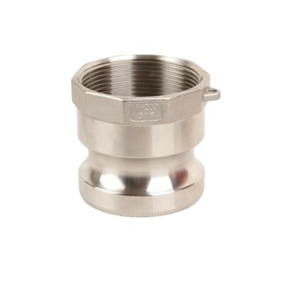 China Oil Stainless Steel Type A Camlock Quick Coupling Quick Connector for sale