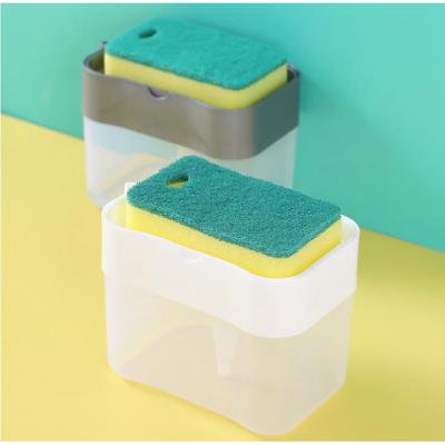 China Stocked soap pump dispenser and sponge holder for sale