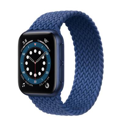 China Fabric for Apple Watch Bands 6 40mm Loop 44mm Loop Woven Solo Braided Watch Strap For Apple Watch iwatch series 6/5/4/3/2/1/SE for sale