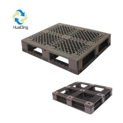 China 1200x1000x150mm Euro Pallet Black Plastic Pallets for Long-Lasting Performance for sale