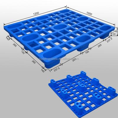 Cina Paletti di plastica leggeri per spedizioni internazionali 1200*1000 carico statico 1000kg in vendita