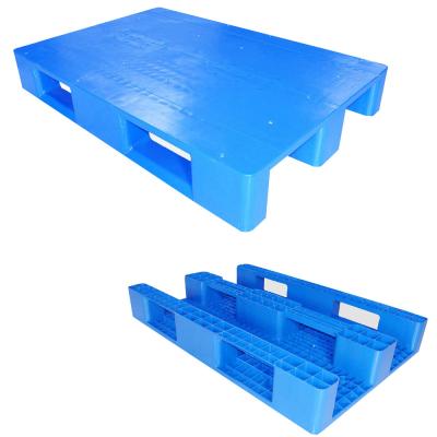 China 1T Paleta industrial de plástico de PVC azul para sistema de estantes no Nepal Tamanho 1450x1200x150mm à venda