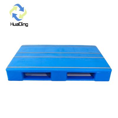 China Single Faced Euro HDPE Material Pallet for Medicine and Food Industry Static Load 6 T for sale