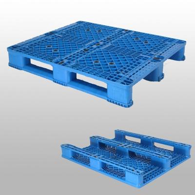 China HUADING Grid Single Side Plastic Pallet for Racking Entry Type 4-Way L1200*W1000*H150 mm for sale