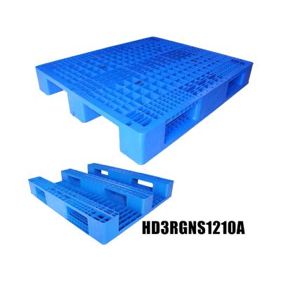 China 1200X1200mm Heavy Duty Plastic Pallet for Storage Dynamic Load 1T 3 Runners Bottom for sale