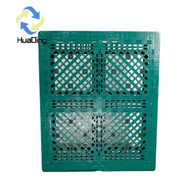 China Euro Pallet HUADING Assemble Removable Plastic Tray Full Perimeter Plastic Pallets Entry Type 4-Way for sale