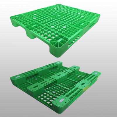 Chine 1200x1000 HUADING Palette de stockage en plastique vert standard Options d'étiquetage à face unique à vendre