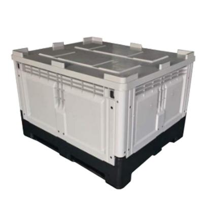 China 1200*1000*810mm Grey Collapsible Bulk Containers for Food Easy to Clean and Maintain for sale