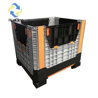 China Dynamic Load 1T Heavy Duty HDPE Lockable Pallet Box for Easy Handling and Durability for sale