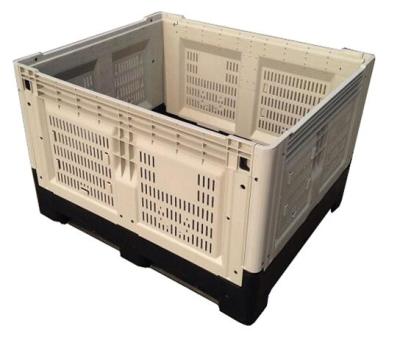 China Folding Recyclable Plastic Grid Pallet Box for Customized Logistic and Transportation for sale