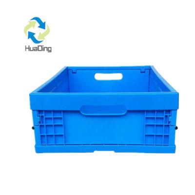 China HUADING Foldable Collapsible Plastic Crate for Personal Care Made of Virgin PP Material for sale