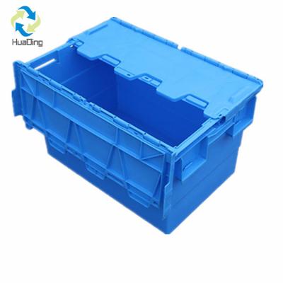 China Efficiently Manage Warehouse Space with HUADING Heavy Duty Turnover Box 600*400*360mm for sale