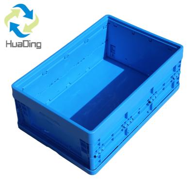 China Space-saving Small Collapsible Plastic Storage Moving Boxes by HUADING Capacity 35 kg for sale