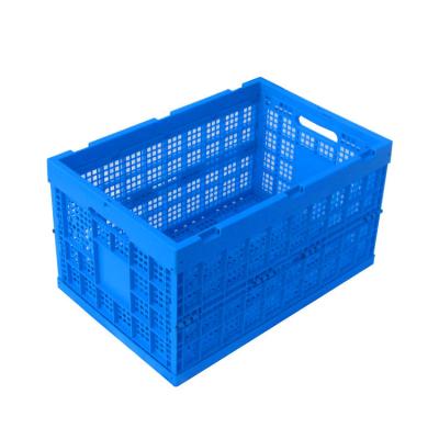 China Recyclable HUADING Folding Plastic Crates for Vegetables and Fruits Produce Customized for sale