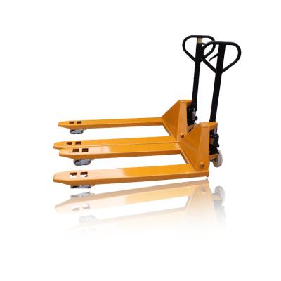 China Steel Hand Pallet Truck HUADING Hydraulic Pump 3 Ton Capacity Max. Lifting Height 200mm for sale