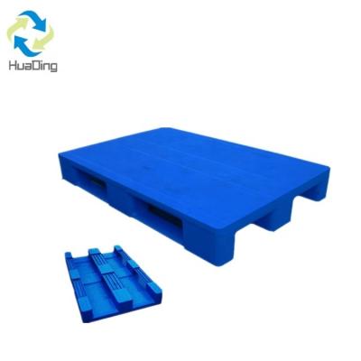 China 1200*800 Euro Pallet Heavy Duty 3 Runners Hygienic Plastic Pallet with 4-Way Entry Type for sale