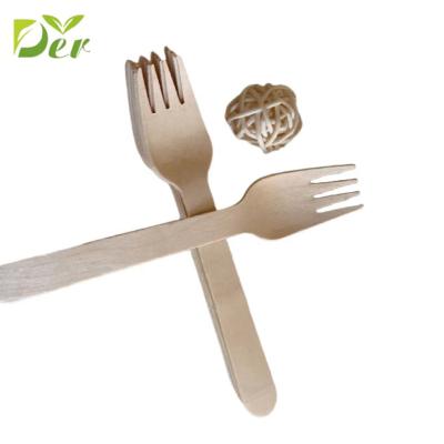 China Wholesale Reasonable Price Fruit Disposable High Quality Wooden Fork Wooden Forks Fruit Cutlery for sale