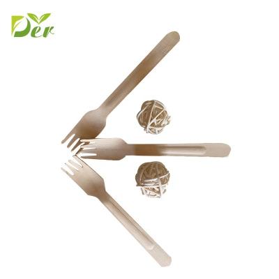 China Stored Disposable Wooden Cutlery Forks And Wooden Spoons Cutlery for sale