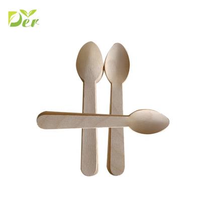 China Disposable target seasoning salt wooden spoons for sale