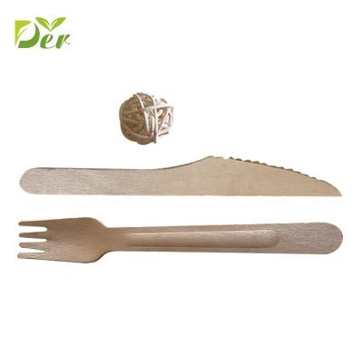 China Bulk Environmental Protection Disposable Wholesale Wooden Spoon Fork for sale