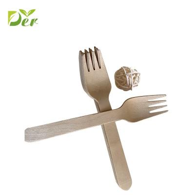 China Stocked Promotional Disposable Wooden Fork And Spoon Gift Set With Cheap Price for sale