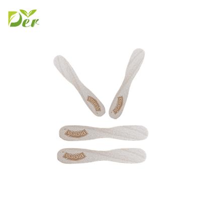 China Sustainable Birch Wood Disposable Mixing Spoons And Individually Wrapped Ice Cream Spoons for sale