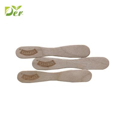 China Viable Made in China Mini Birch Natural Birch Making Craft Wooden Ice Cream Spoon for sale