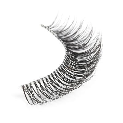 China Hot Selling Feather Clear Tape Fluffy 3D And Tapered Mink Lashes Vendor Tapered Lashes for sale