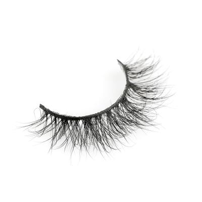 China Luxury Thick Most Popular 100% Mink Lashes Handmade Vendor Fluffy Lashes for sale