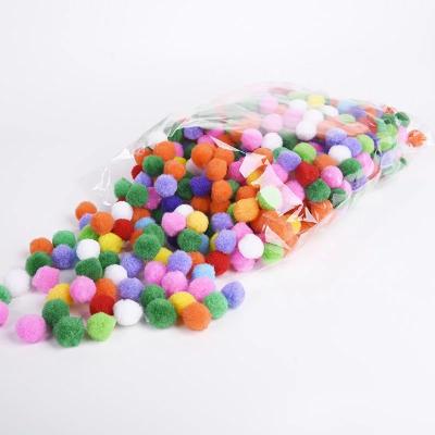 China Wholesale Bulk Pink Craft Kindergarten Fashional Polyester Polyamide Pompom Pom Poms for sale