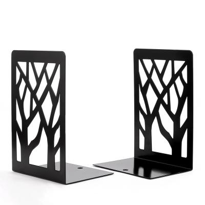 China 2020 Custom Decorative Bookends Black L Shaped Iron Book Holder Desktop Office Home Amazon Best Selling Metal Bookends for sale